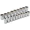 Dynamic Tools 1/2" Drive 19 Piece 6 Point Std, Metric Socket Set, 10mm - 28mm D018004 - alternate 2